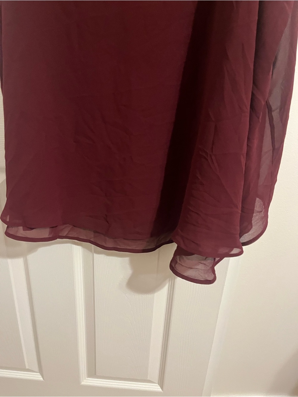 Torrid Sophie Swing Cami Burgundy Chiffon Tank Top Size 5 5X - Picture 6 of 8